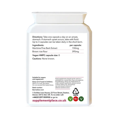 Image 2 for Maritime Pine Bark Extract 150mg | 95% OPCs | 60 Capsules