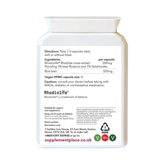 Image 2 for Rhodiola Rosea Root Extract | 200mg - 3% Rosavins | 60 Capsules