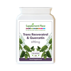 Image 1 for Trans Resveratrol + Quercetin 690mg | 60 Capsules