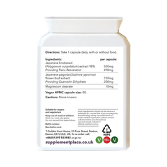 Image 2 for Trans Resveratrol + Quercetin 690mg | 60 Capsules