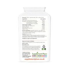 Image 2 for Vegan Omega 3 625mg | EPA+DHA+EPA | 120 Capsules