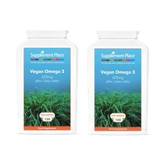 Image 1 for Vegan Omega 3 625mg | EPA+DHA+EPA | 240 Capsules