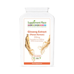 Image 1 for Panax Korean Ginseng Equiv. to 2,500mg | 20% Ginsenosides | 120 Capsules
