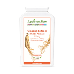 Image 1 for Panax Korean Ginseng Equiv. to 2,500mg | 20% Ginsenosides | 240 Capsules