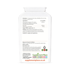 Image 2 for Panax Korean Ginseng Equiv. to 2,500mg | 20% Ginsenosides | 240 Capsules