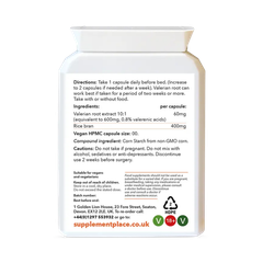 Image 2 for Valerian Root Extract Equiv. to 600mg | 60 Capsules