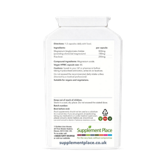 Image 2 for Magnesium Bisglycinate 500mg | 240 Capsules