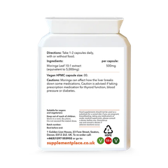 Image 2 for Moringa Leaf Extract 500mg | 60 Capsules