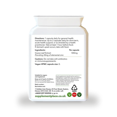 Image 2 for Wholefood Zinc from Guava 20mg | 60 Capsules