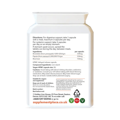 Image 2 for Bromelain & Papain Proteolytic Enzymes | 60 Capsules