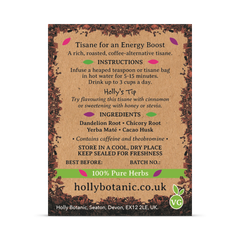 Image 2 for Energise Tisane | Cacao & Maté | 60 Cup Loose