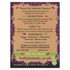 Image 2 for Immune Tisane | Blackcurrant & Elderberry | 15 Tea Bags