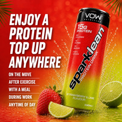 Image 3 for Sparklean Protein Drink Tropical Flavour 330ml x 4