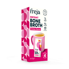 Image 3 for Instant Bone Broth Sachets Chicken Ramen Chicken 4 x 12 g