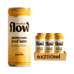Image 1 for Mindfuel Flow Reishi Mushroom Oat Latte Banoffee 6 x 250ml