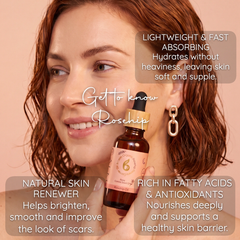 Image 2 for Organic Rosehip Oil – Nourishing Face & Skin Care Oil – 30ml