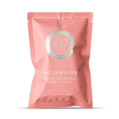 Image 1 for SweetDoughThings Vegan Friendly Sugar Free Candy Floss Watermelon Flavour 12g