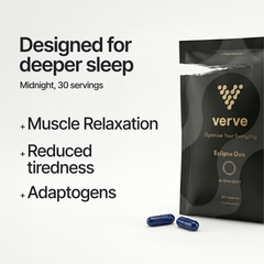 Image 2 for Midnight Product Name: Magnesium, Reishi Mushroom & Saffron Capsules - Deep Sleep & Muscle Relaxation Support - With Lion's Mane - 30 Servings