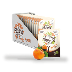 Image 1 for Freeze Dried Peach Crisps 12 x 18g