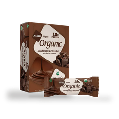 Image 1 for NuGo Organic Double Dark Chocolate Protein Bar 12 x 50g