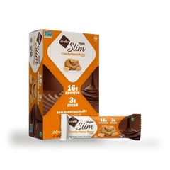 Image 1 for NuGo Slim Crunchy Peanut Butter Protein Bar 12 x 45g