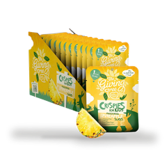 Image 1 for Freeze Dried Pineapple Crispies for Kids 12 x 10g