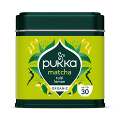 Image 1 for Organic Tulsi Lemon Matcha Ceremonial Grade Green Tea Powder 30g