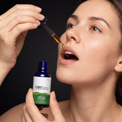 Image 2 for CBD Guru CBD Oil Drops 2000mg 10ml - Fresh Mint Flavour Broad Spectrum CBD 20% for Sleep & Anxiety Support