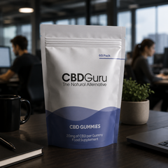 Image 4 for CBD Guru CBD Gummies 20mg 60 Pack - Mixed Fruit Flavour Broad Spectrum CBD Gummy Bears, 1200mg Total CBD