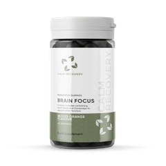 Image 1 for Brain Focus Mushroom Gummies 60 Servings with Lion's Mane and Cordyceps, Advanced Functional Mushrooms Complex, Mushroom Supplement, to Support Brain Function