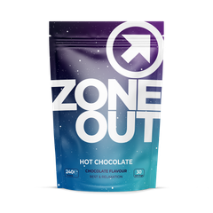 Image 1 for Zone Out Mushroom Hot Chocolate 240g, 30 Servings with Cordyceps, Chaga Stevia, Yellow Maca Root & Ashwagandha - Advanced Functional Mushrooms Complex, Mushroom Supplement
