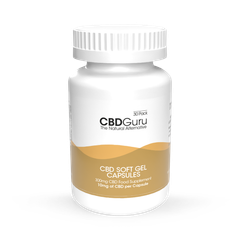 Image 1 for CBD Guru CBD Soft Gel Capsules 10mg Gold Standard THC Free CBD Capsules - 300mg Triple Lab Certified Soft Gels Made with Naturally Grown Ingredients - 30 pack