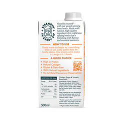 Image 2 for Sipping Bone Broth Chicken, Ginger & Turmeric Chicken 500 ml