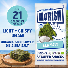 Image 2 for Organic Sea Salt Seaweed Snacks 20x4g