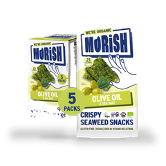 Image 1 for Organic Olive Oil Seaweed Snacks 5x4g