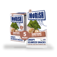 Image 1 for Crispy Shiitake Seaweed Snacks 5x4g