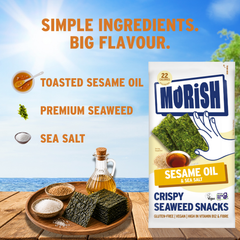 Image 5 for Crispy Sesame Oil Seaweed Snacks 20x4g