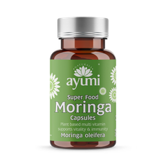 Image 1 for Moringa Vegan Capsules, 90 Plus Nutrients for Energy, Immunity and Skin | High Potency 60 Capsules