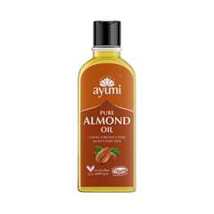 Image 1 for Cold Pressed Pure Sweet Almond Oil, For Hair, Skin, Body and Baby