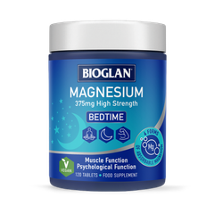 Image 1 for Magnesium Bedtime tablets 375 mg 120 Tablets
