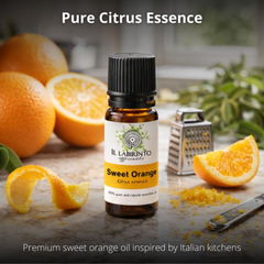 Image 3 for Officinale Sweet Orange Essential Oil - Pure Italian Food Grade Sweet Orange Essential Oil for Diffusers and Humidifiers for Aromatherapy, Vegan and Pure Organic Formula - 10 ml