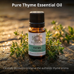 Image 5 for Officinale Thyme Essential Oil - Pure Food Grade Thyme Essential Oil for Diffusers and Humidifiers for Aromatherapy, Vegan and Pure Organic Formula - 10 ml