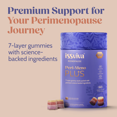 Image 2 for Issviva Menopause Peri Meno Plus+ Food Supplement Stacks 30-day Supply