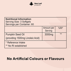 Image 3 for Pumpkin Seed Oil Softgels 120s