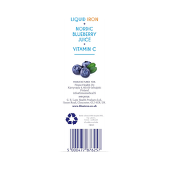 Image 2 for High Strength Iron Drops Blueberry 20 mg 50 ml