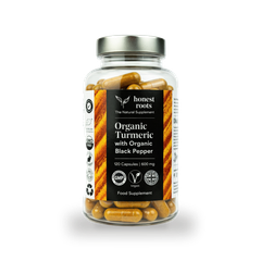 Image 1 for Organic Turmeric with Black Pepper Capsules 120 Capsules