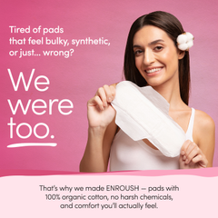 Image 3 for 100% Organic Cotton Topsheet Pads with Wings – 10 Pads – Super Absorbency