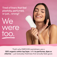 Image 3 for 100% Organic Cotton Topsheet Pantyliners – 24 Liners – Regular