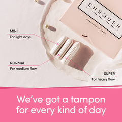 Image 5 for 100% Organic Cotton Tampons – 16 Tampons – Mini