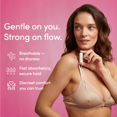 Image 4 for 100% Organic Cotton Tampons – 16 Tampons – Super